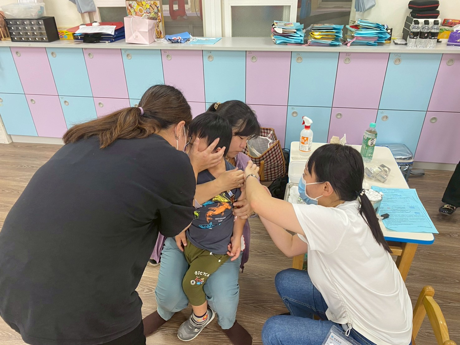 10/9幼兒園流感施打照片2